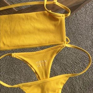 Khassani Swimwear bikini size XS in Yellow